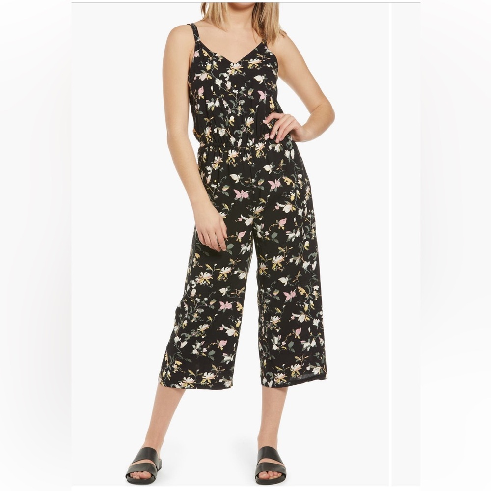 VERO MODA Simply Easy Floral Culotte Jumpsuit